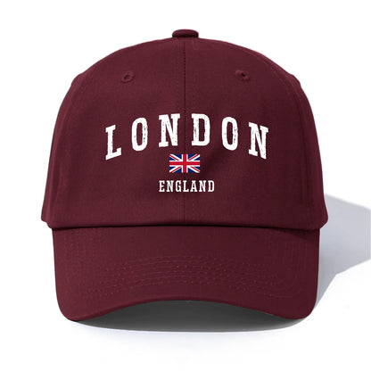 LONDON Print Baseball Cap For Adults