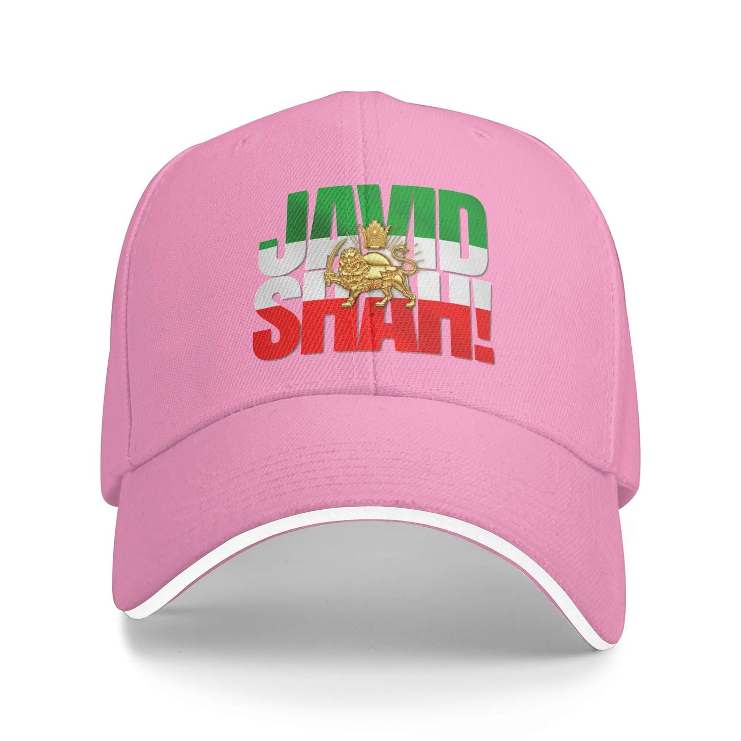 Javid Shah Iranian Flag Persian Pahlavi Lion And Sun Baseball Caps