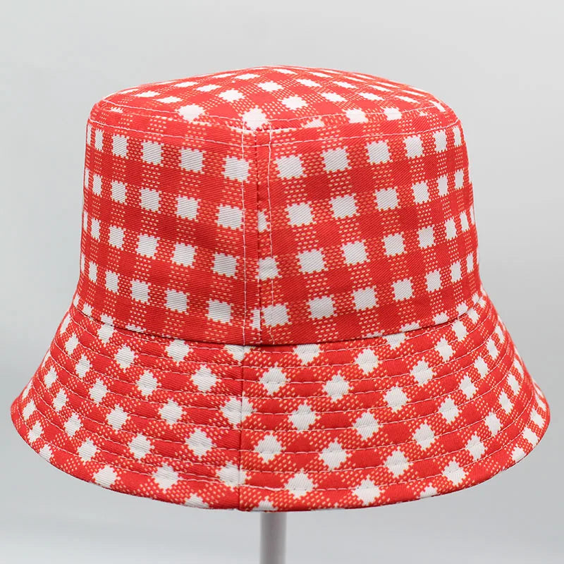 Custom Text Logo Bob Hats Non-Reversible Single Bucket Hat Unisex Fashion Caps Men Women