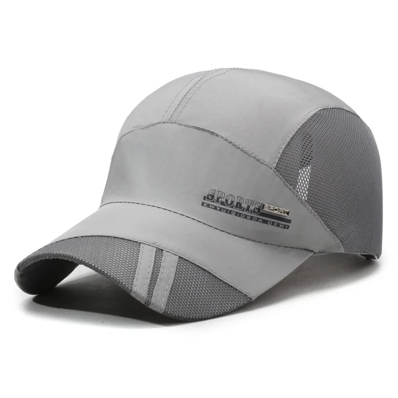 Unisex Outdoor Sports Quick-Dry Mesh Cap Baseball Cap