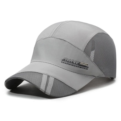 Unisex Outdoor Sports Quick-Dry Mesh Cap Baseball Cap