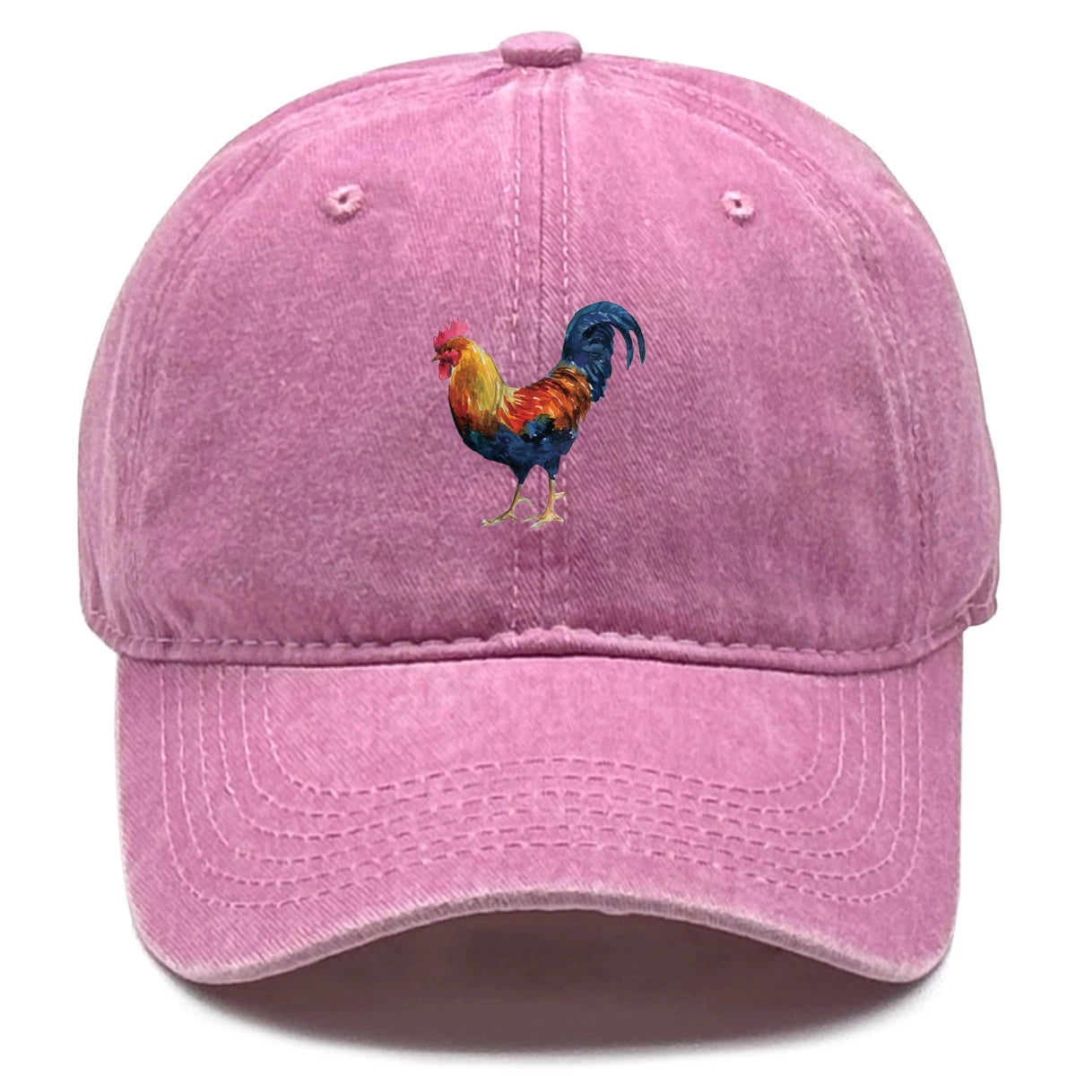 Lifelike Rooster Print Snapback Baseball Cap