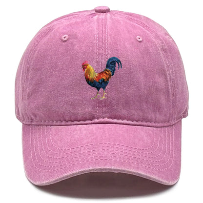 Lifelike Rooster Print Snapback Baseball Cap
