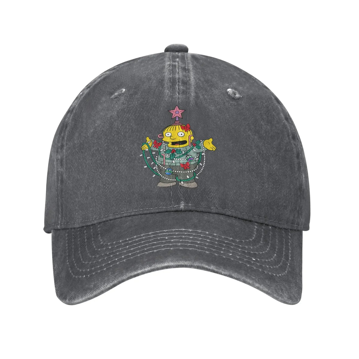 New The S-simpson Holiday Ralph Wiggum Christmas Tree Sun Baseball Cap