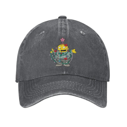 New The S-simpson Holiday Ralph Wiggum Christmas Tree Sun Baseball Cap