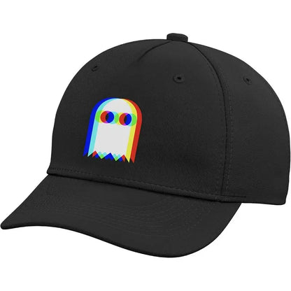 Vaporwave Psychedelic Ghost Retro Halloween Techno EDM Adjustable Baseball Hat