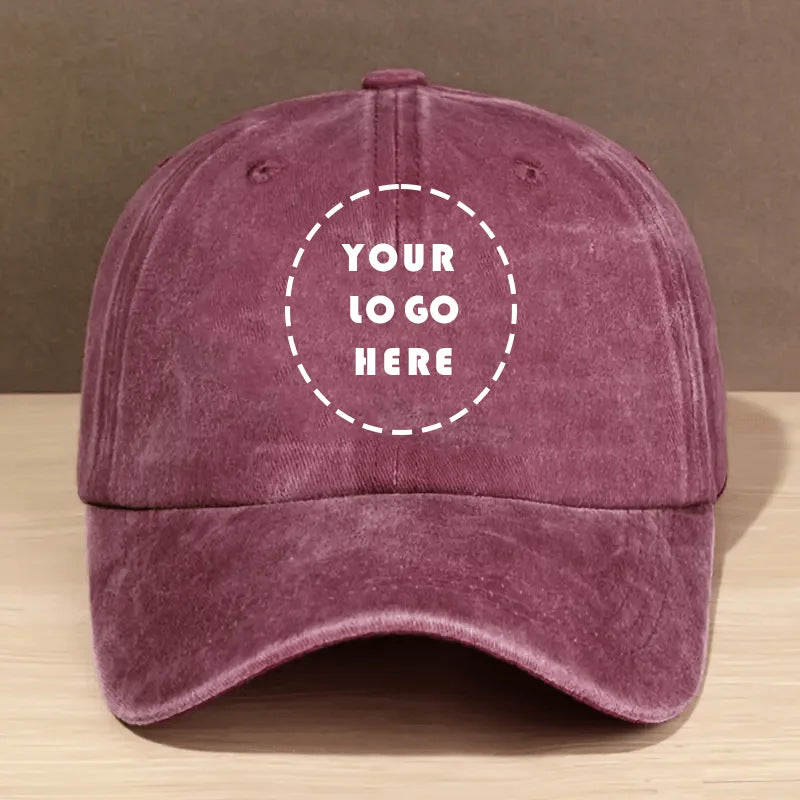 Custom Baseball Cap With Personalized Logo