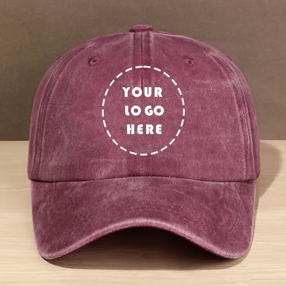 Custom Baseball Cap With Personalized Logo