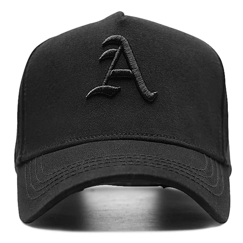 Summer Men Baseball Cap Letter A Embroidery