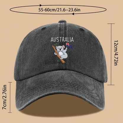 Australia Koala & Flag Baseball Cap