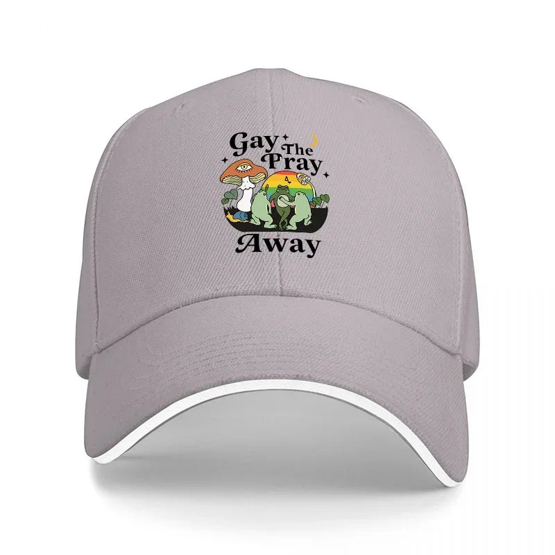 Turtle Adventure Party Baseball Cap With Moon And Mushrooms