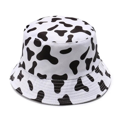 Bucket Hat Women Men Unisex Panda Printed Fisherman Cap Female