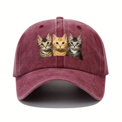 Fashion Washed Cotton Denim Baseball Caps Men Women