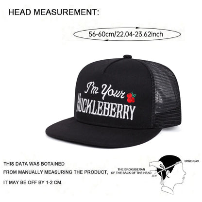 New Fashion Webhat Cartoon Letter Embroidered Hip Hop Hat Snapback Hat