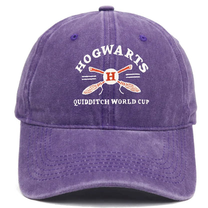 Harry Potter Embroidered Washed Baseball Hat