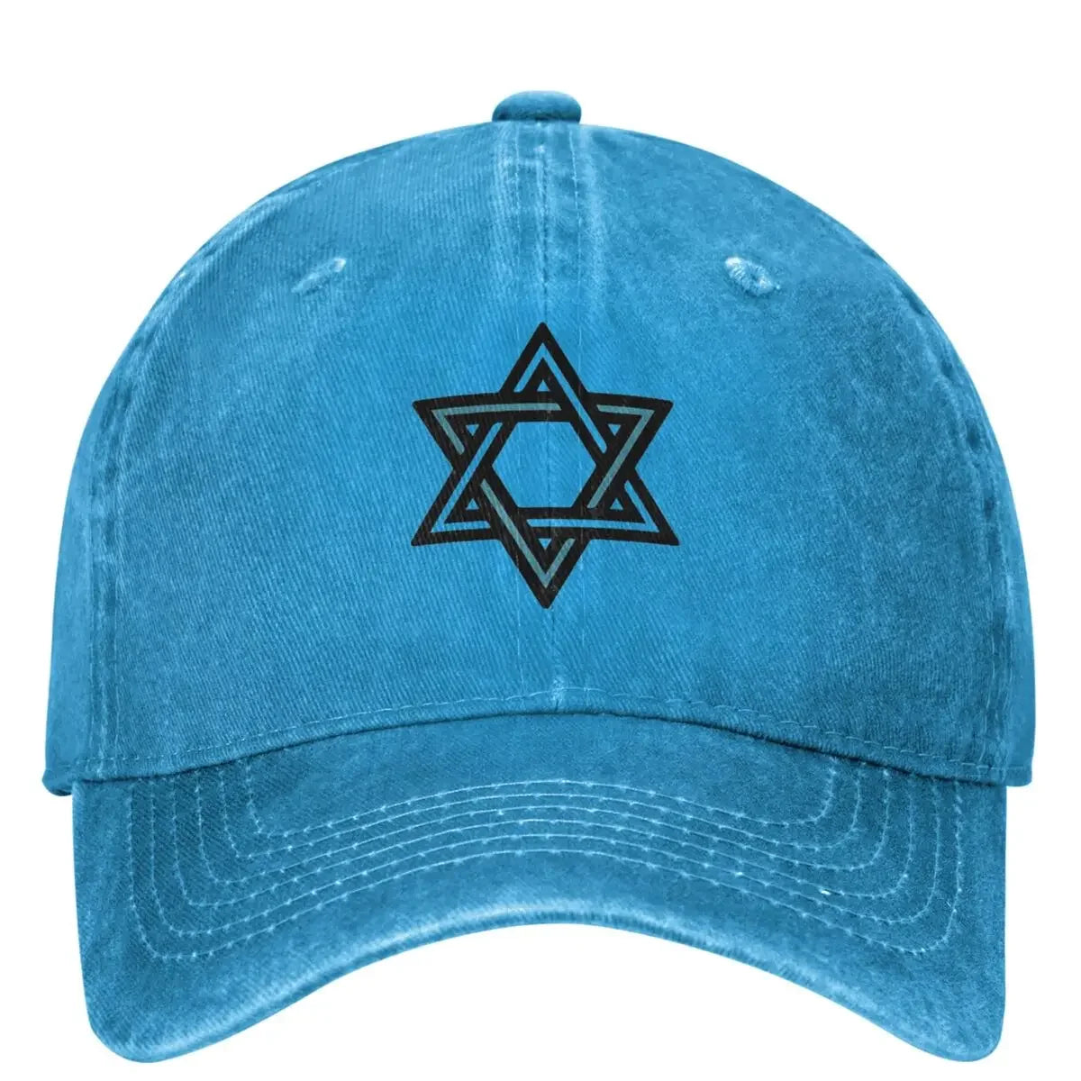 Star Of David Denim Baseball Cap Judaism Hunting Camping Hip Hop Hats