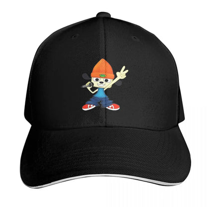 Parappa The Rapper Patchc Cartoon Game Cap Fashion Casual Baseball Caps