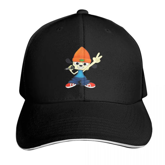 Parappa The Rapper Patchc Cartoon Game Cap Fashion Casual Baseball Caps