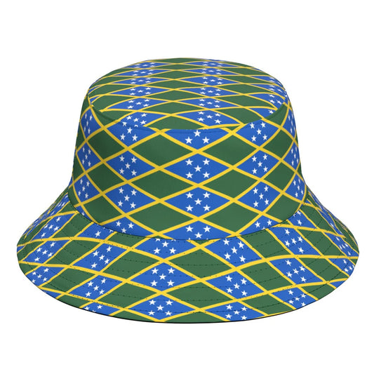 Solomon Island Fisherman Hats Free Custom Made Name Number Team Logo Bucket Cap