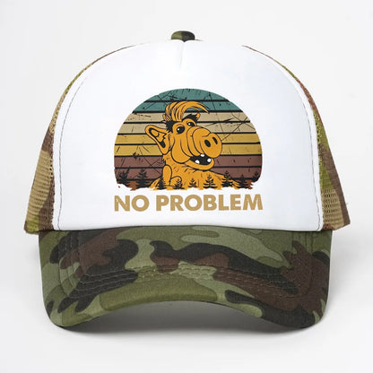 No Problem Hipster Hat ALF The Animated Series Men Baseball Cap