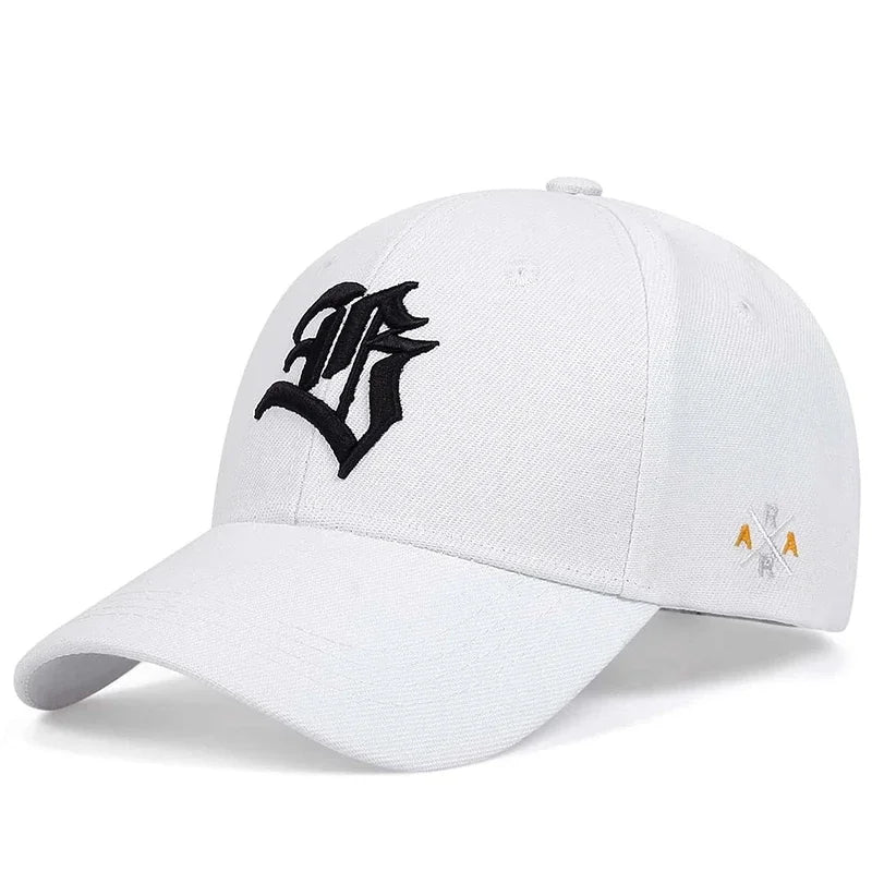 Unisex Gothic Letter Embroidery Baseball Caps