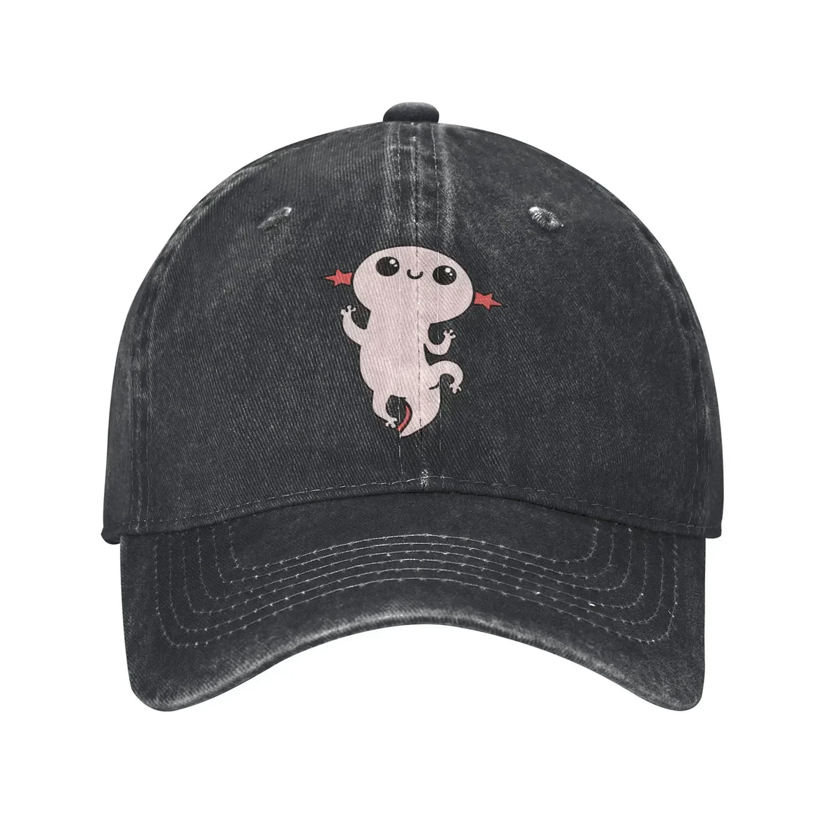 Vintage Cartoon Axolotl Baseball Caps