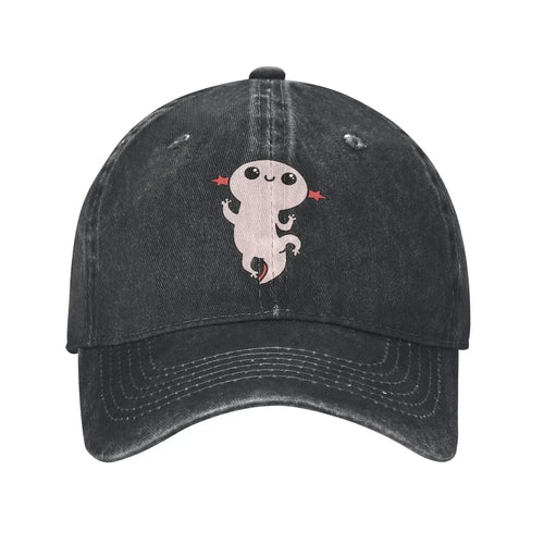 Vintage Cartoon Axolotl Baseball Caps