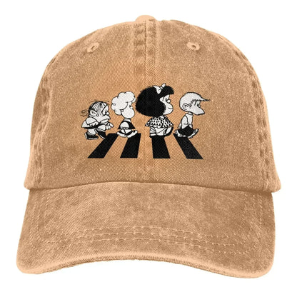 Her Friends Baseball Caps Peaked Cap Mafalda Cartoon Sun Shade Hats