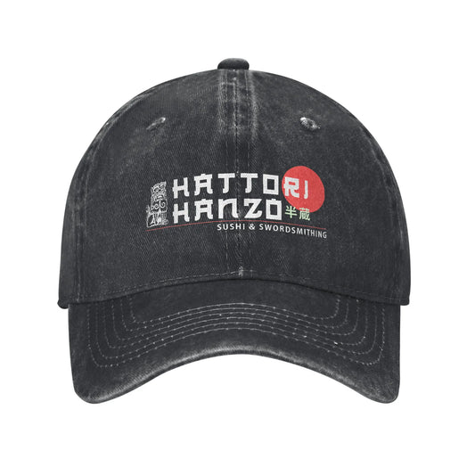 Hattori Hanzo Sushi And Swordsmithing Sun Baseball Cap