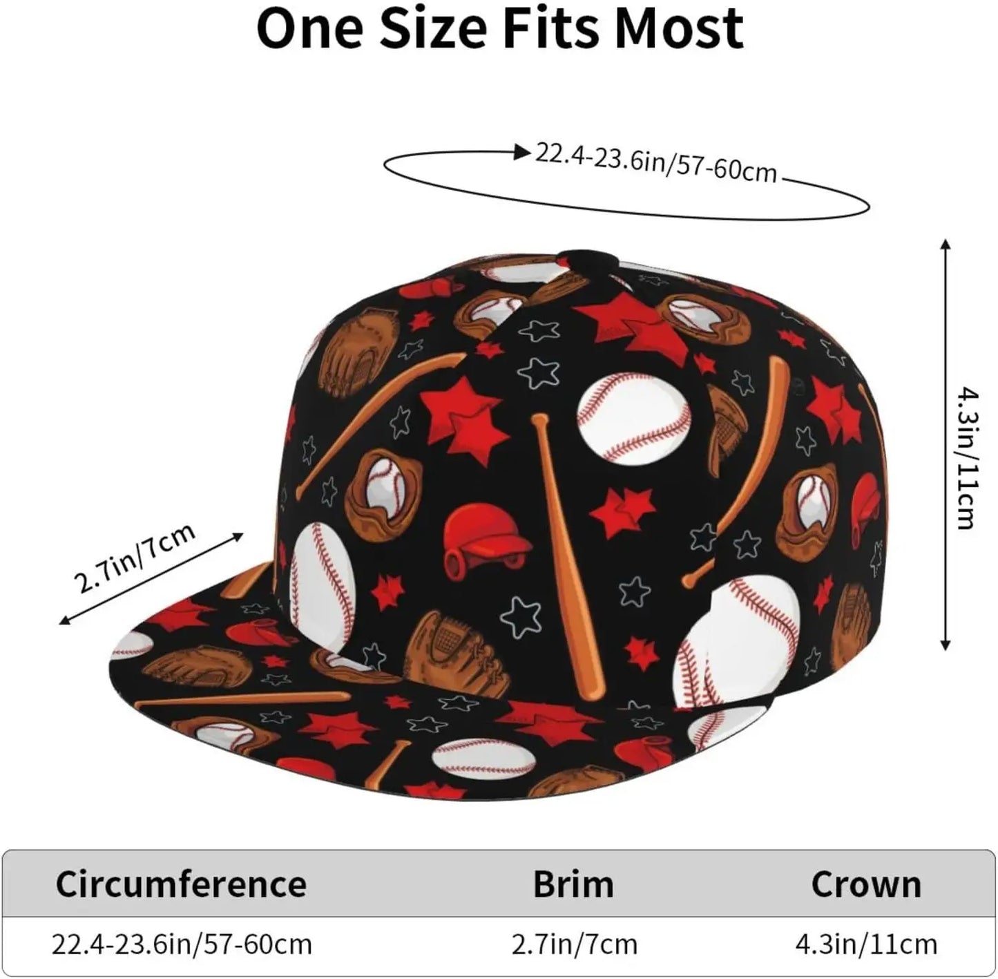 Snapback Cap Hip Hop Trucker Hat For Dance Hiking