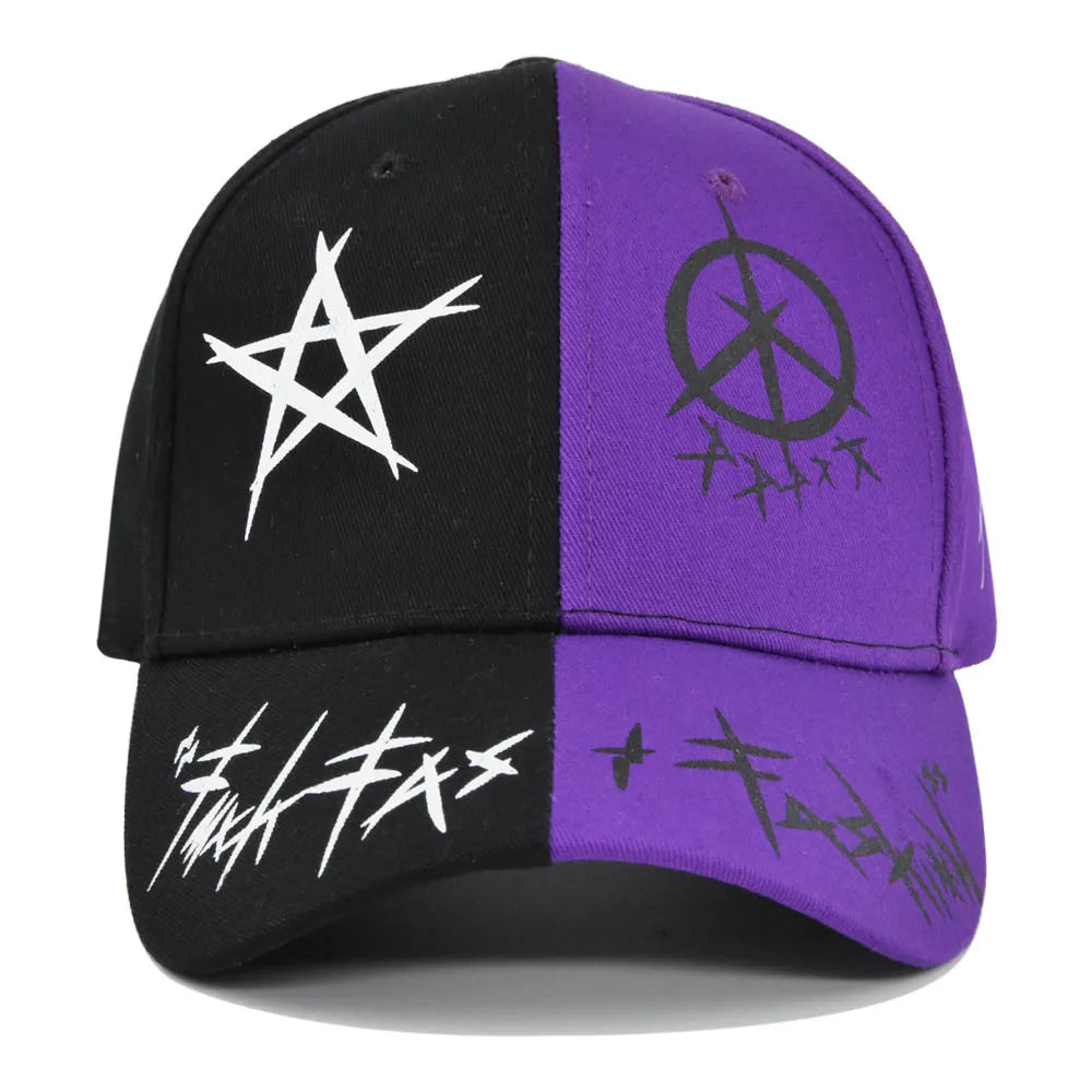 Letter Baseball Cap Graffiti Sun Hip Hop Cap