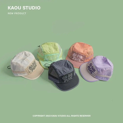 Soft Brim Quick-drying Baseball Cap Sun Protection Retro 5-Panel