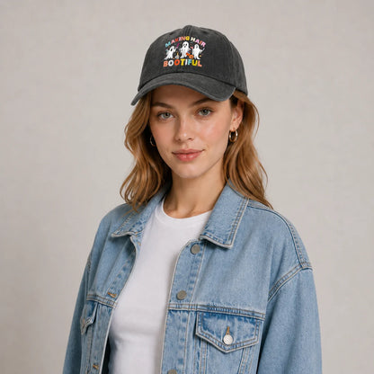 Bootiful Hairdresser Quote Graphic Baseball Cap