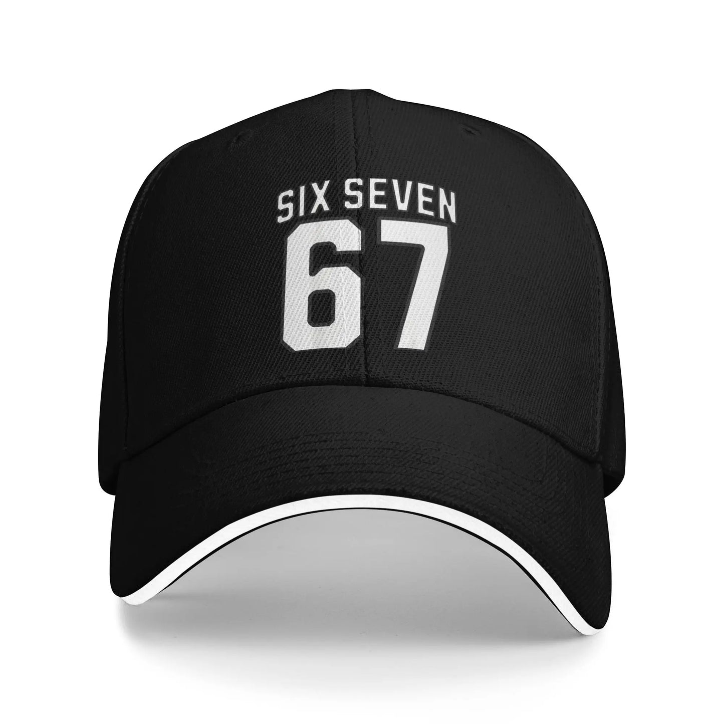 67 Six Seven 6-7 Baseball Cap Popular Steal Brainrot Gaming Meme