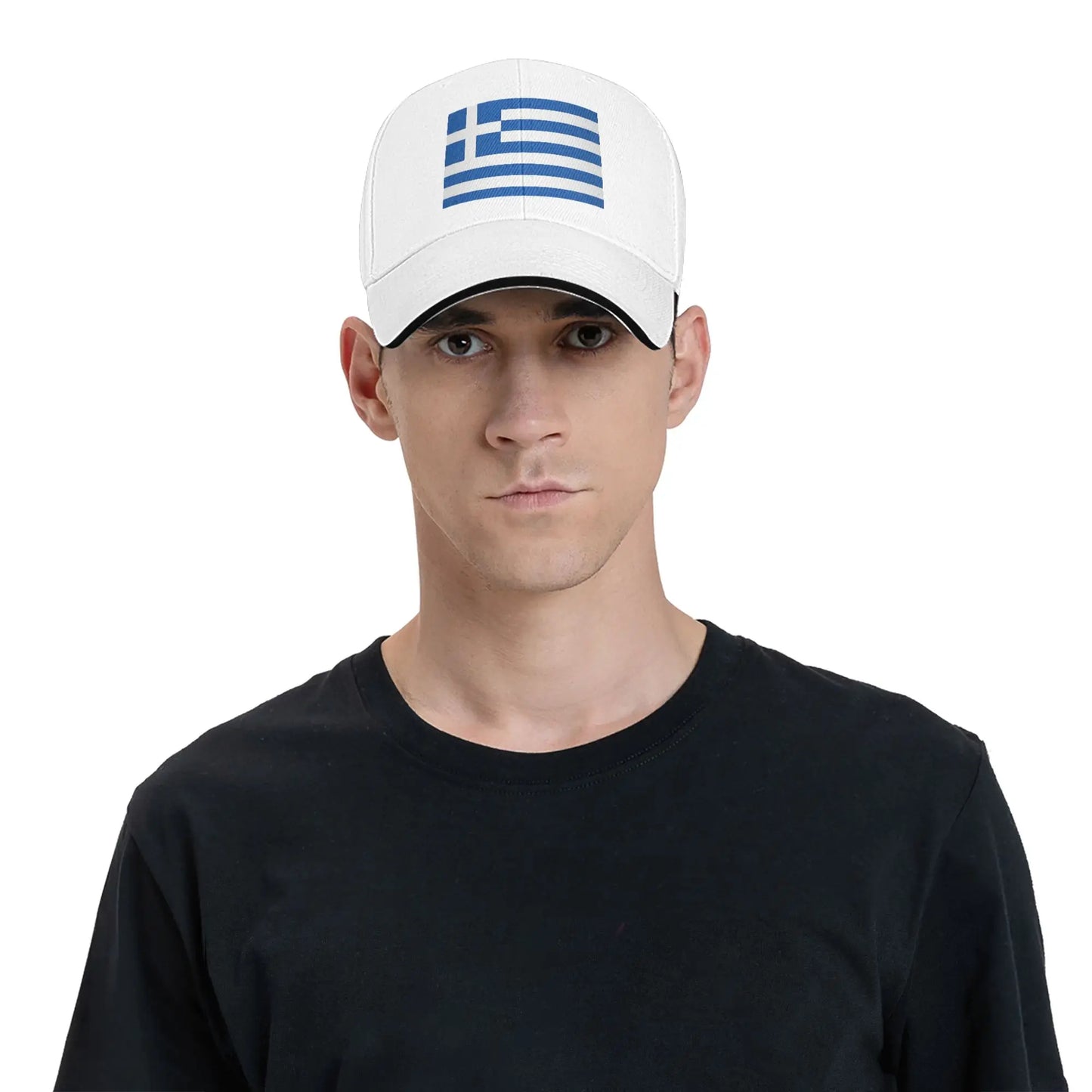 Greek Flag Greece Hellas Hellenic Sun Baseball Cap