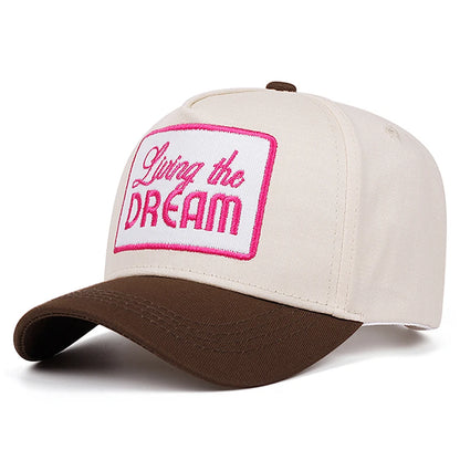 Fashionable Creative Baseball Hat Letter DREAM Embroidered Decorative Hat HipHop Hat