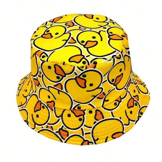 Reversible Yellow Duck Bucket Hat