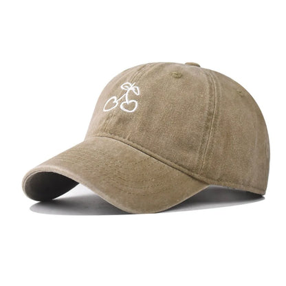 Retro Embroidered Embroidery Baseball Cap Animals Peaked Cap Canvas Baseball Hat