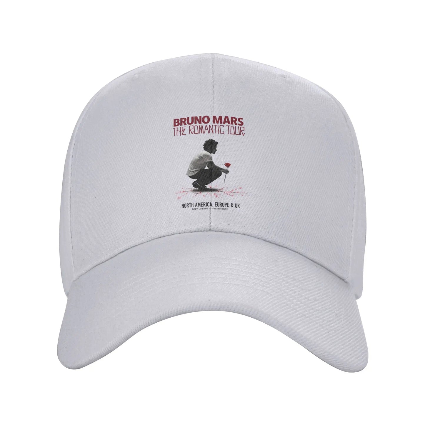 Singer Bruno Mars Portrait Graphics Baseball Caps