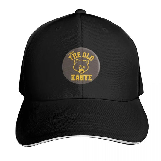 I Miss The Old Kanye West Bear Cap Fashion Casual Baseball Caps