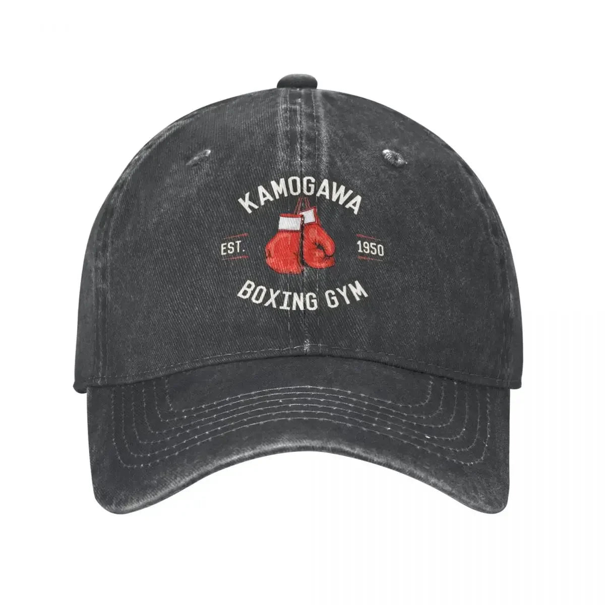 Vintage Hajime No Ippo KBG Design Kamogawa Boxing Gym  Baseball Caps For Men Women