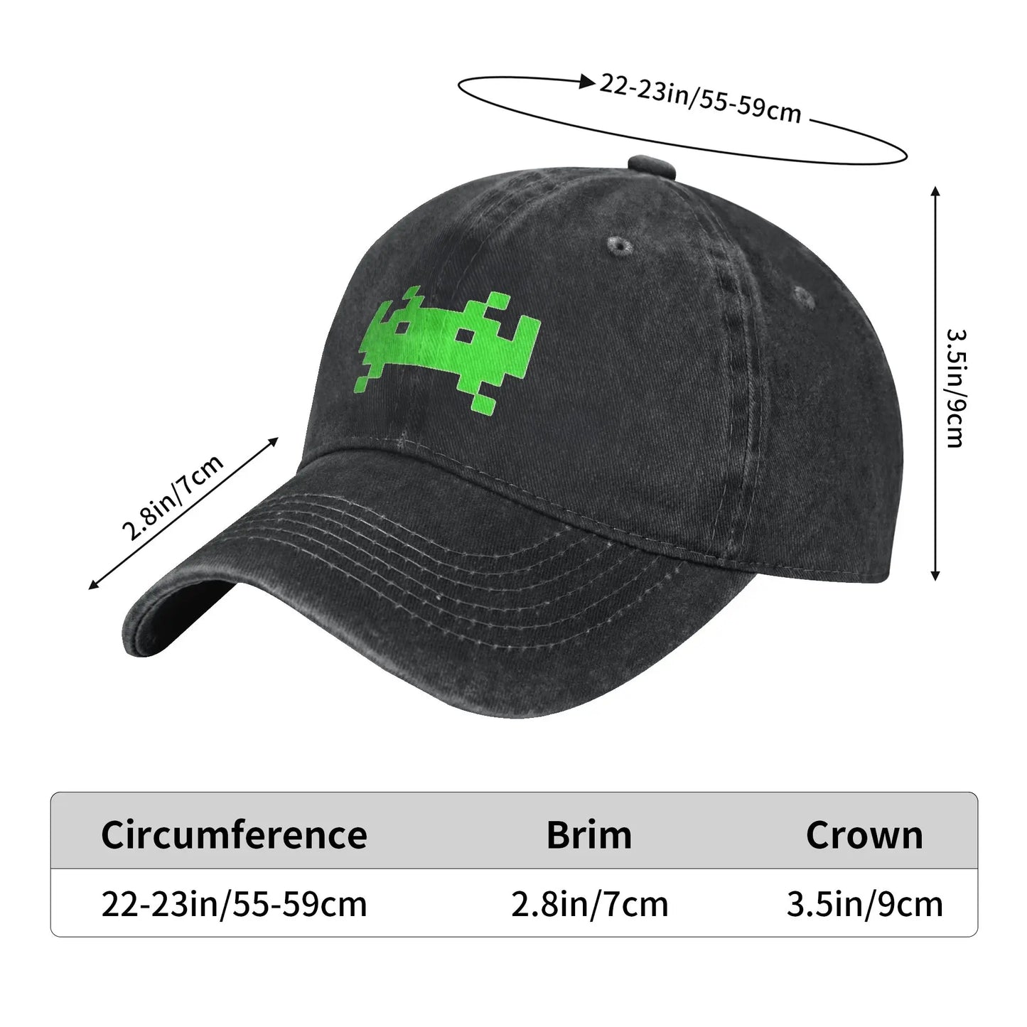 Space Invaders Baseball Caps