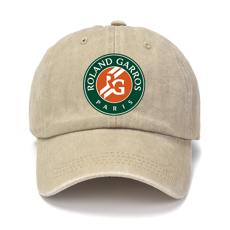 PARIS 100% Cotton Baseball Caps Vintage Distressed Cotton Snapback Hat