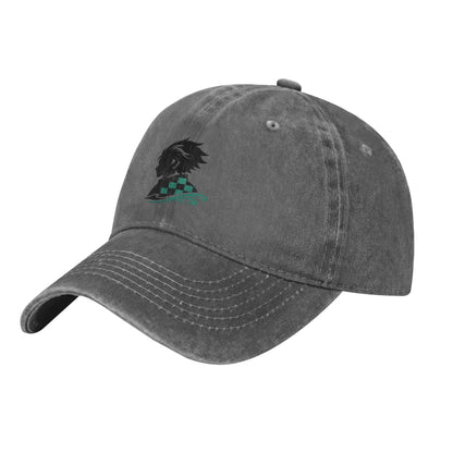 Demon Slayer Multicolor Hat Peaked Women's Cap Tanjiro Baseball Hat
