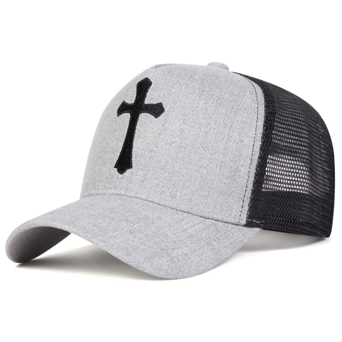 Unisex Cross Embroidery Baseball Caps