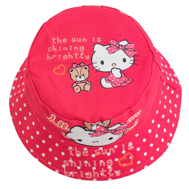 New Children's Sanrio Hello Kitty Kuromi Bucket Hat