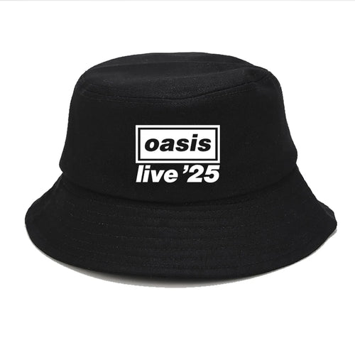 OASIS Black Solid Dots Bucket Hat Two Side Wear Unisex Men Women