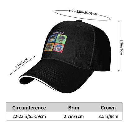 Gorillazs Band Casual Baseball Cap
