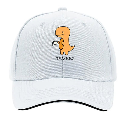 Tea Rex Dinosaur Tea Time Baseball Cap