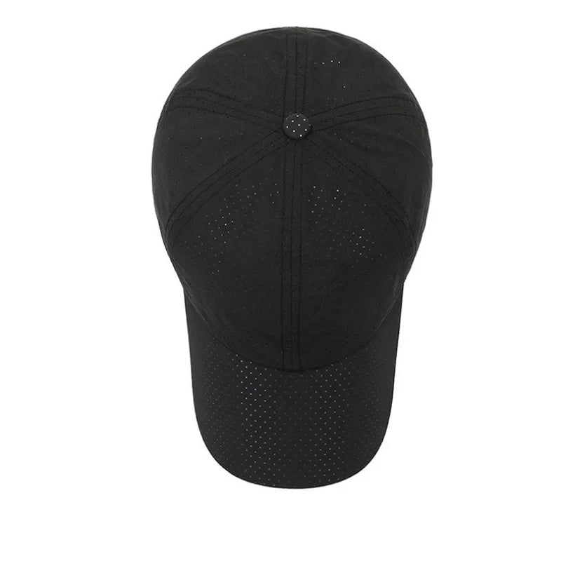 Hat Men Spring Summer Solid Color Mesh Cap Baseball Cap